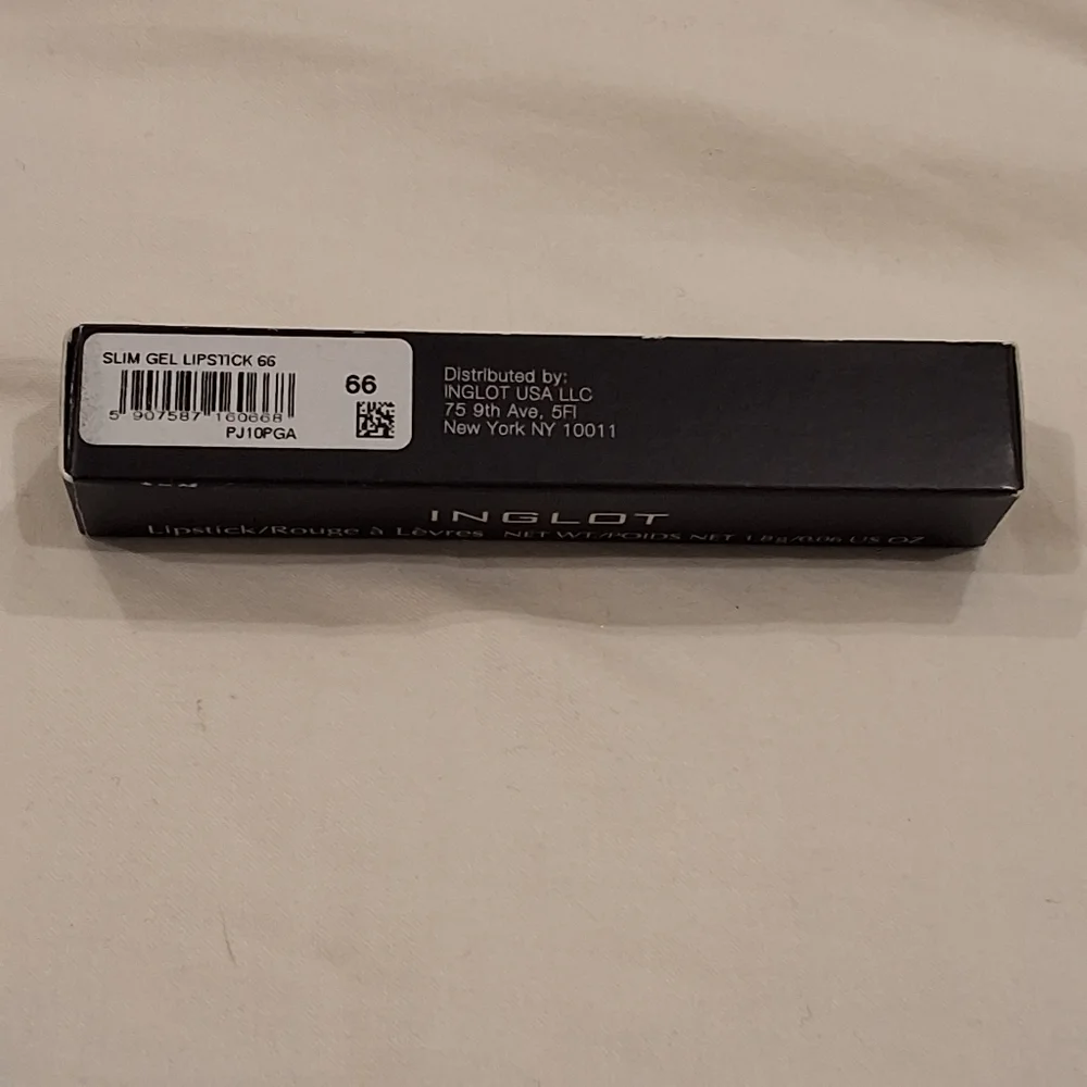 NWT Inglot Slim Gel Lipstick 66